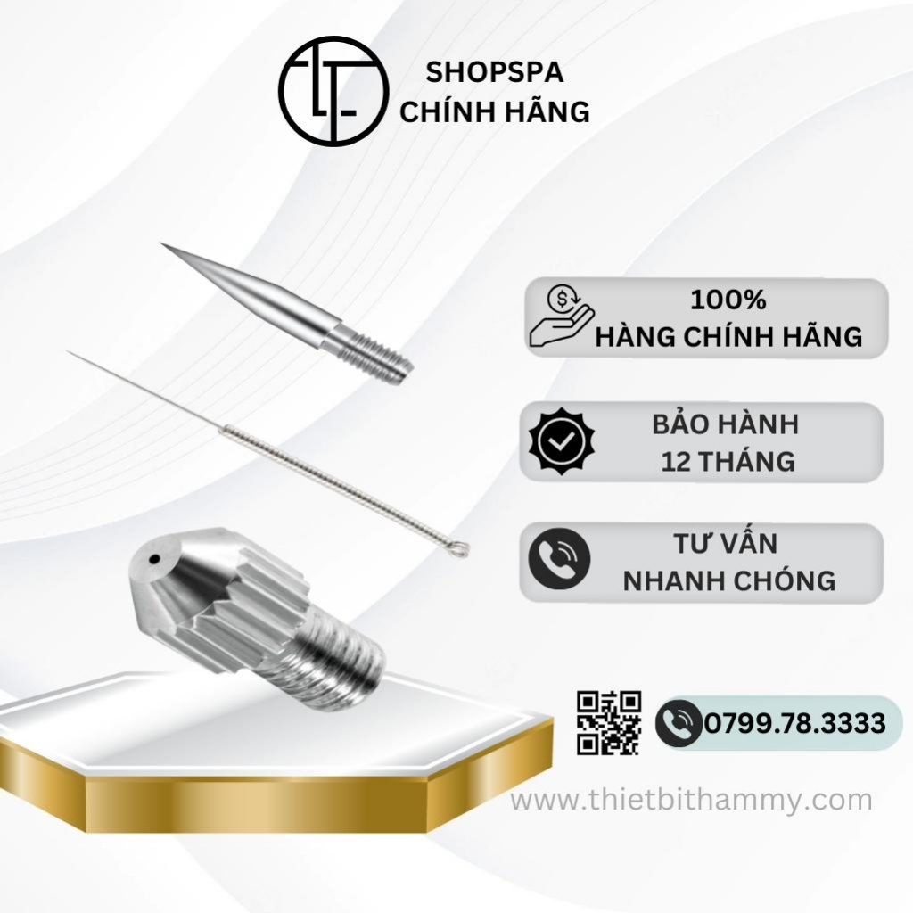 Kim dành cho máy đốt nốt ruồi Các Loai Kim Tù Vỉ Kim Dài Đầu Chụp Kim