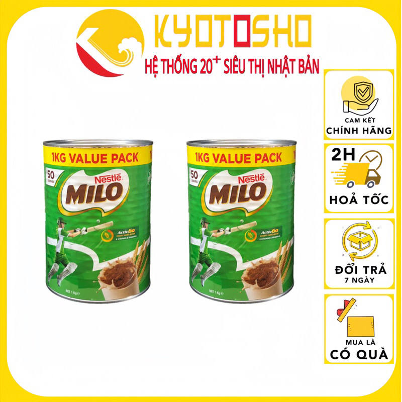 Sữa Milo Úc hộp 1kg