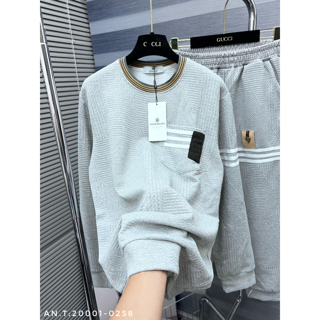 Bộ đồ dài tay chất thun , xốp  VÂN MIX LOGO THÊU BÙ TƠN MỚI CHO AE RỒI NKE🔥🔥🔥🔥  FULL SIZE:S-M-L-XL