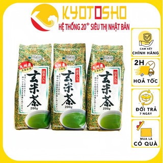 Trà xanh gạo lứt Genmaicha nhật bản 200g