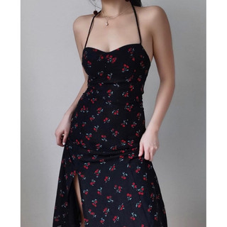 Order 15 ngày-đầm hai dây xẻ tà #350