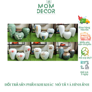 Bình gốm sứ decor trang trí cỡ lớn cắm hoa cao cấp