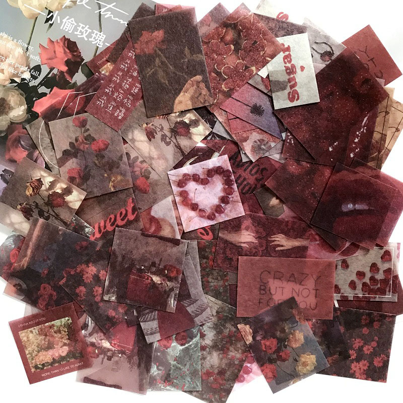 Gói 100 sticker giấy SG101 Gachini