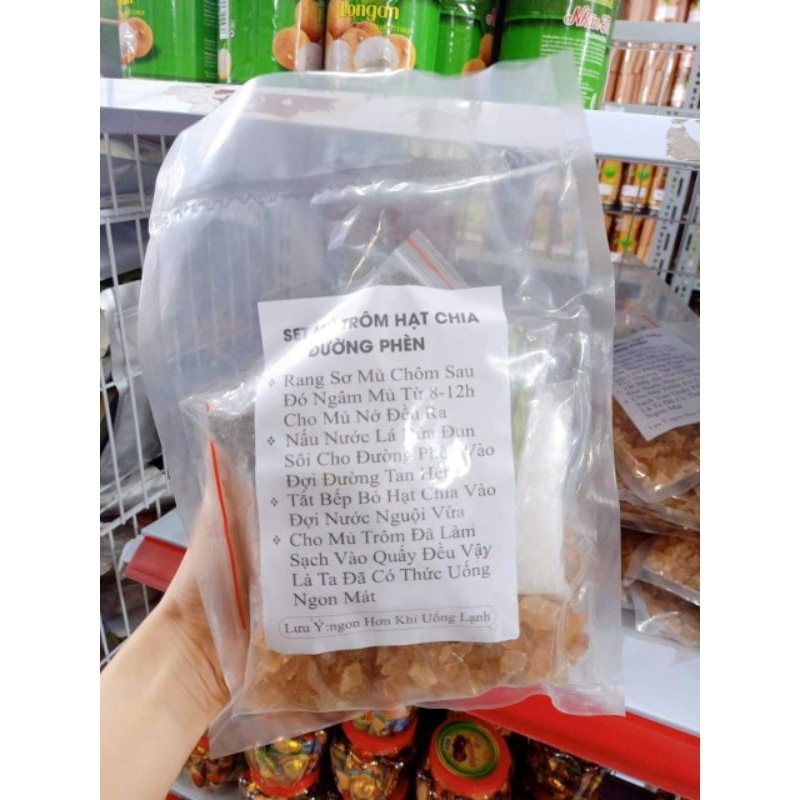 SET MỦ TRÔM HẠT CHIA ĐƯỜNG PHÈN