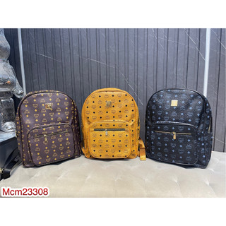 Balo nam cao cấp đính logo - ba lô m.c.m nam cao cấp