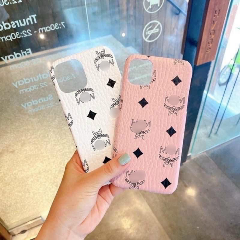 Ốp da IPhone MCM siêu sang - ốp cứng mcm 7plus/ X / Xsmax / 11/ 11pro /11promax/12 /12pro /12promax/13/13PROMAX/14/14