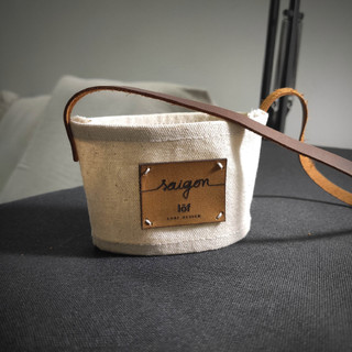 Quai xách ly giữ nhiệt vải bố phối da Loaf Design