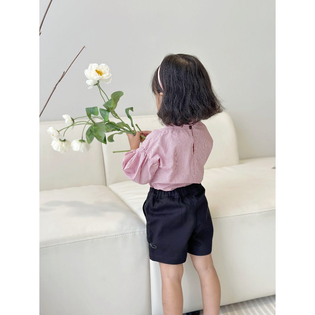 Áo Bé Gái Tay Dài Cổ Bèo Đứng - LIZZY TOP - TOC014&TOC015 - SAOLA KIDS CLOTHING