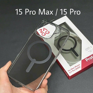 Ốp lưng trong suốt chống sốc cao cấp ZAGG Clear Case cho IPhone 15 Pro Max , 14 Pro Max ,13 Pro Max hỗ trợ sạc không dây