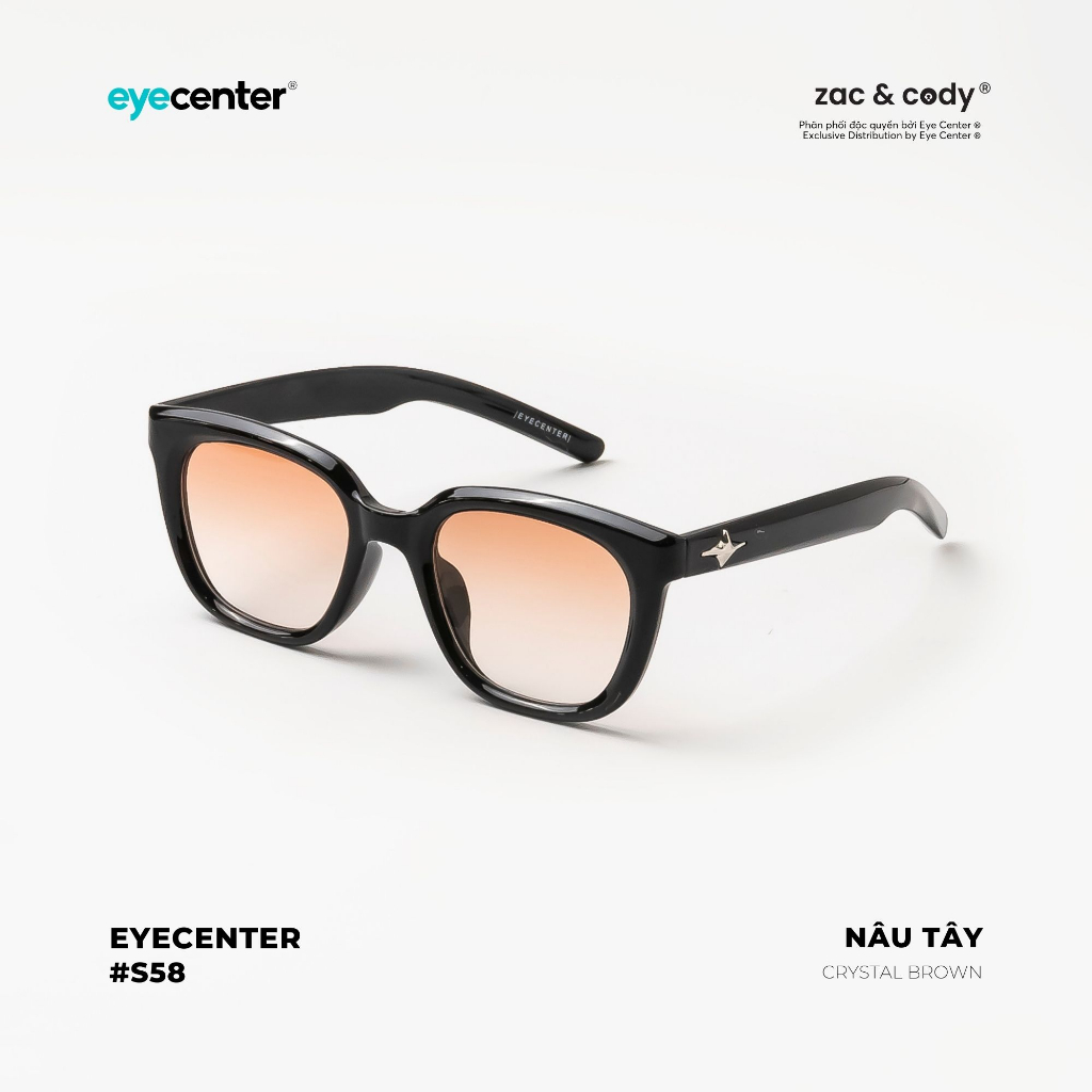 Kính mát nam nữ chính hãng EYECENTER S58S nhựa dẻo siêu nhẹ cao cấp nhập khẩu by Eye Center Vietnam