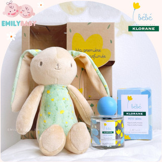Set nước hoa 50ml dành cho bé yêu KLORANE bébé tặng kèm thỏ bông siêu cute