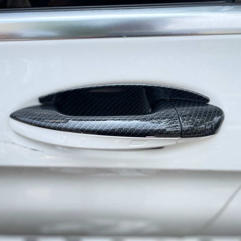Ốp tay nắm mở cửa Carbon xe Mercedes GLC200 GLC250 GLC300  W253 2016-2022 GLC 200 250 300 Carbon