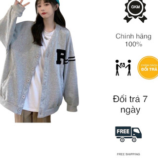 Áo Khoác Nỉ Unisex Rộnggkm fashion 68 tp Chất Lượng Cao Cài Cúc Rộng Hàng Mới
