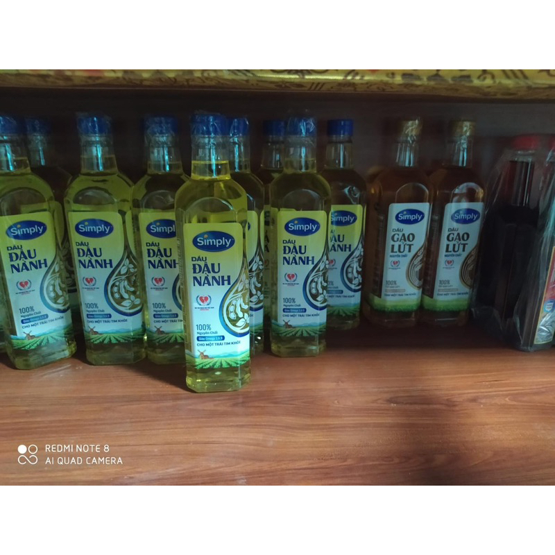 Dầu ăn simply đậu nành 1L