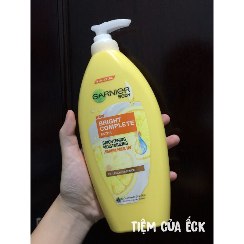 DƯỠNG THỂ GARNIER THÁI LAN TRẮNG SÁNG DA CHÍNH HÃNG ( ảnh thật tự chụp )