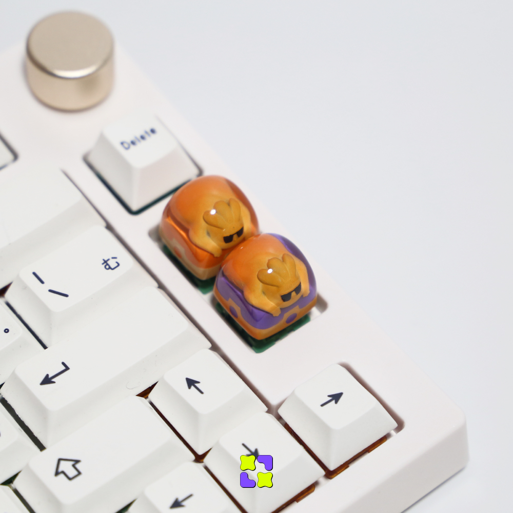 Keycap Artisan bàn phím cơ Gloop màu sắc nổi bật phụ kiện trang trí bàn phím cơ truyền cảm hứng học tập làm việc XULU