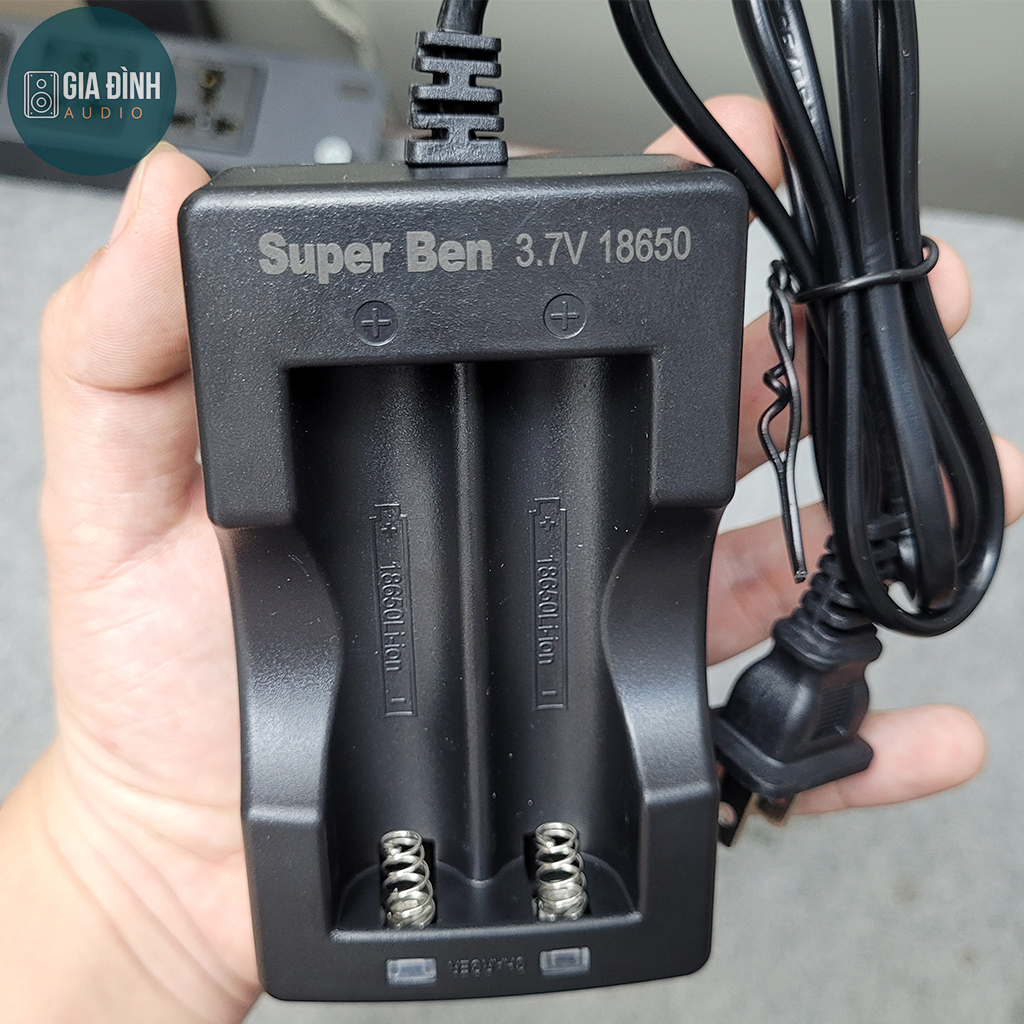 Dock sạc pin 18650, Sạc 2 pin cùng lúc, Cắm trực tiếp điện 100~240VAC - Chính Hãng