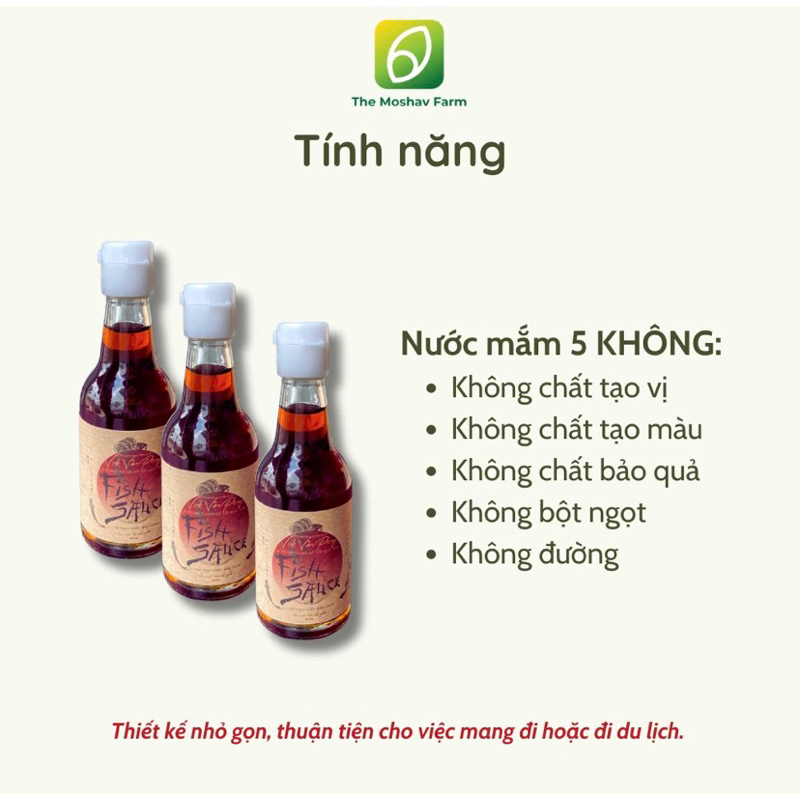 Nước mắm Vịnh Vân Phong, phiên bản mini, vòi chiết rót nước mắm dành cho chai lớn