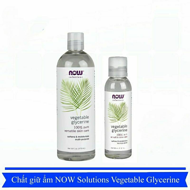 Dầu dưỡng ẩm Vegetable Glycerin Now solution