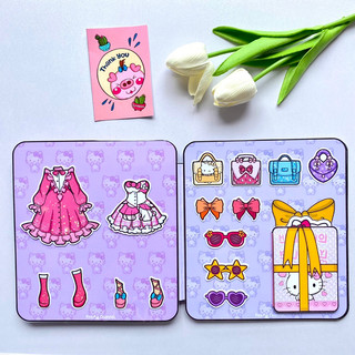 BST thời trang Hello Kitty - Búp bê giấy