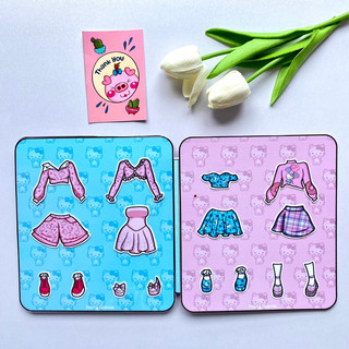 BST thời trang Hello Kitty - Búp bê giấy