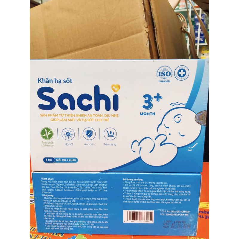 Gạc rơ lưỡi Sachi , Khăn lau hạ sốt 0m+ & 3m+ SACHI , Nước tắm thảo dược Sachi , kem bôi đa năng sachi .