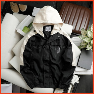 Áo khoác dù phối nón [PAPA_KG10] 3 màu 5 size