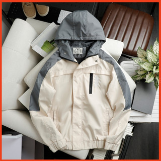 Áo khoác dù phối nón [PAPA_KG10] 3 màu 5 size