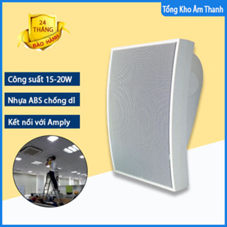 [ Chính Hãng ] Loa treo tường 20w nghe nhạc,thông báo dành cho quán cafe - bệnh viện - phòng học - spa - viện thẩm mĩ