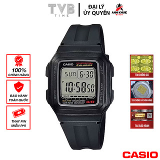 Đồng hồ nam dây nhựa Casio chính hãng F-201WA-1ADF