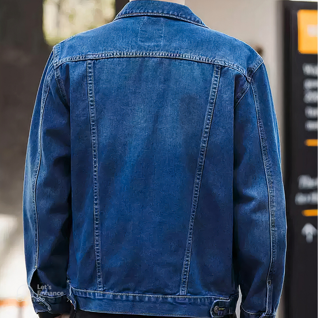 Áo khoác JEAN nam mẫu Basic AJ001, Thanh lịch & Trẻ trung phù hợp phối đồ Văn phòng & Dạo phố, vải Denim dày co dãn