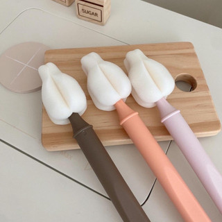 Cọ rửa bình sữa cọ rửa núm ti hibee mongri thân dài, xuất xứ hàn quốc