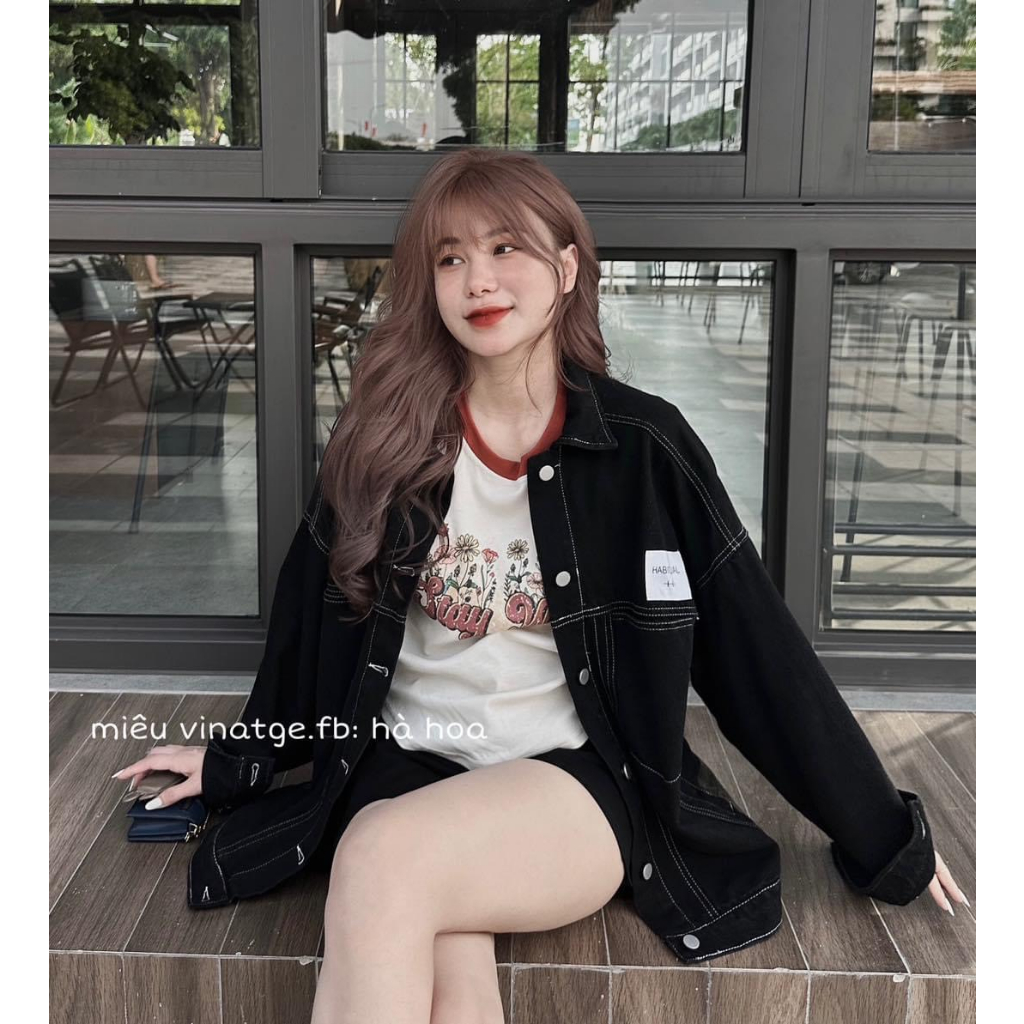 Áo Khoác Bò cho nam nữ phối màu siêu sang hot nhất 2023. | BigBuy360 - bigbuy360.vn