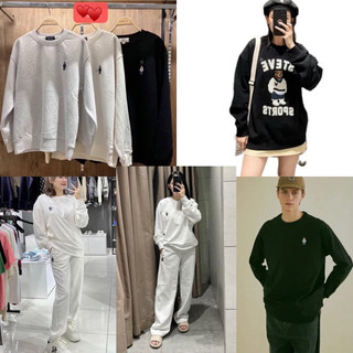 | sẵn hàng ảnh thật | áo sweater who. a. u thêu gấu