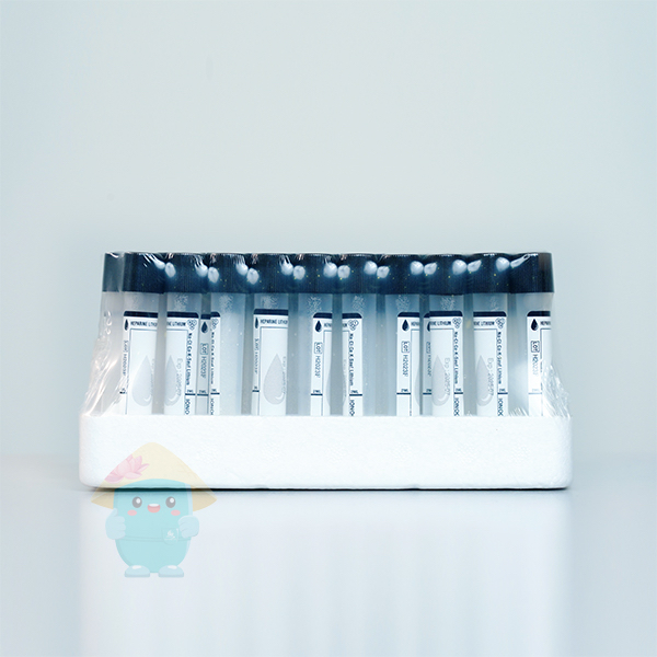 Ống nghiệm kháng đông HEPARIN Lithium HTM túi 25 cái