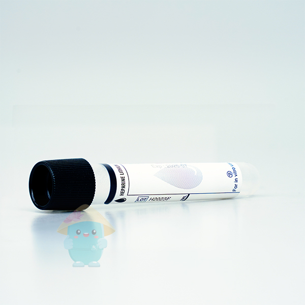 Ống nghiệm kháng đông HEPARIN Lithium HTM túi 25 cái