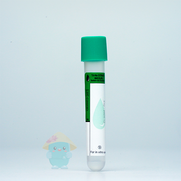 Ống nghiệm kháng đông CITRATE túi 15 cái HTM VMA