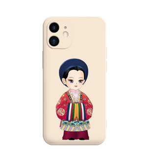 Ốp Lưng Iphone cô gái Việt phục áo dài đỏ 14,13,12 Pro Max,11,11 Pro,11 Pro Max/Xs Max/XR 7 SE 7plus 6plus eh462