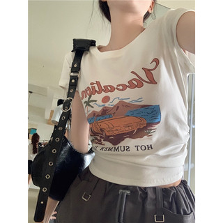 Áo Croptop Vacation (sẵn)