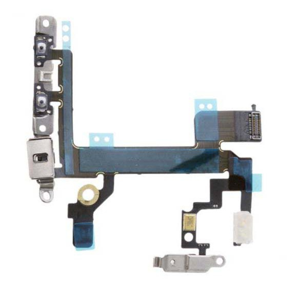 Cụm Volum phím nguồn thay thế cho lphone 5G/5S Zin bóc máy