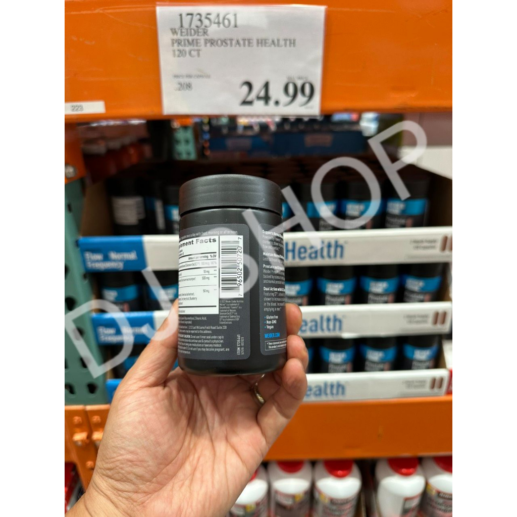 [DJ SHOP] Viên Uống Hỗ Trợ Tuyến Tiền_Liệt Nam Giới Weider Prime Prostate Health 120 Viên Mỹ