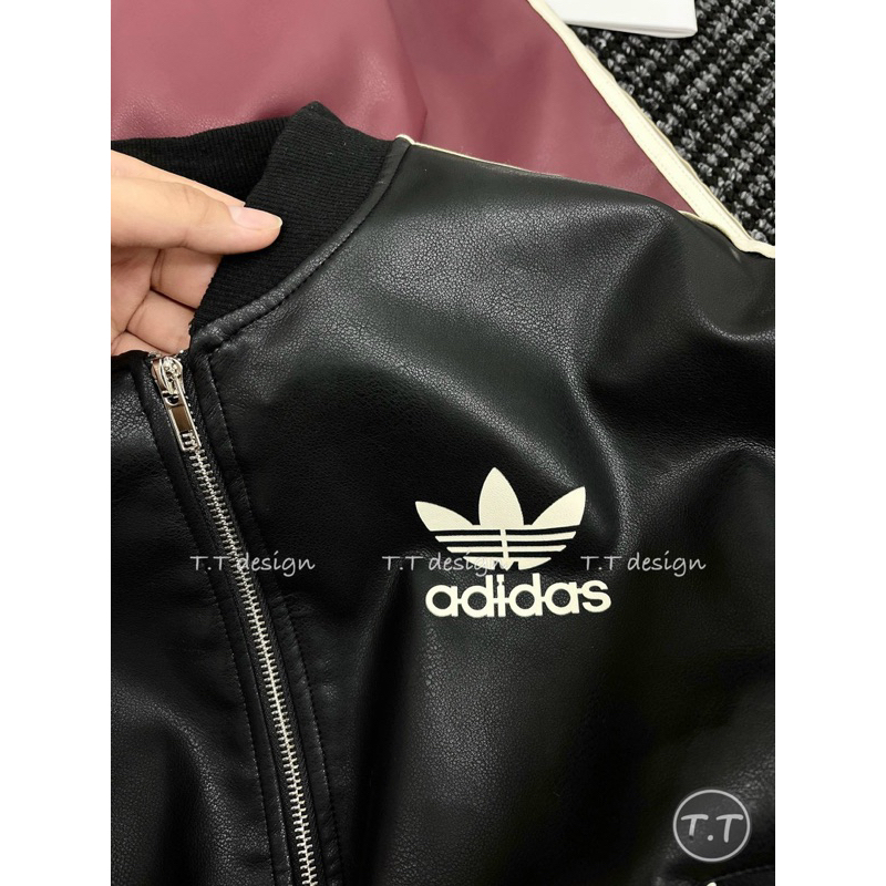 Áo khoác tay dài logo viền sọc