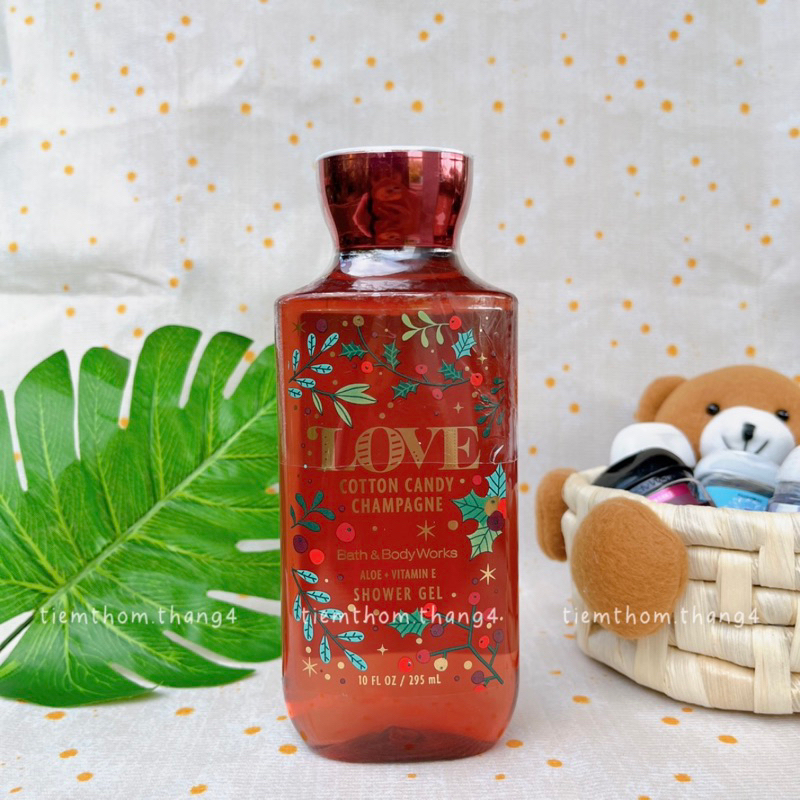 •𝐂𝐨𝐭𝐭𝐨𝐧 𝐂𝐚𝐧𝐝𝐲 𝐂𝐡𝐚𝐦𝐩𝐚𝐠𝐧𝐞• Bath & Body Works - Sản phẩm dưỡng và xịt thơm toàn thân dành cho nữ