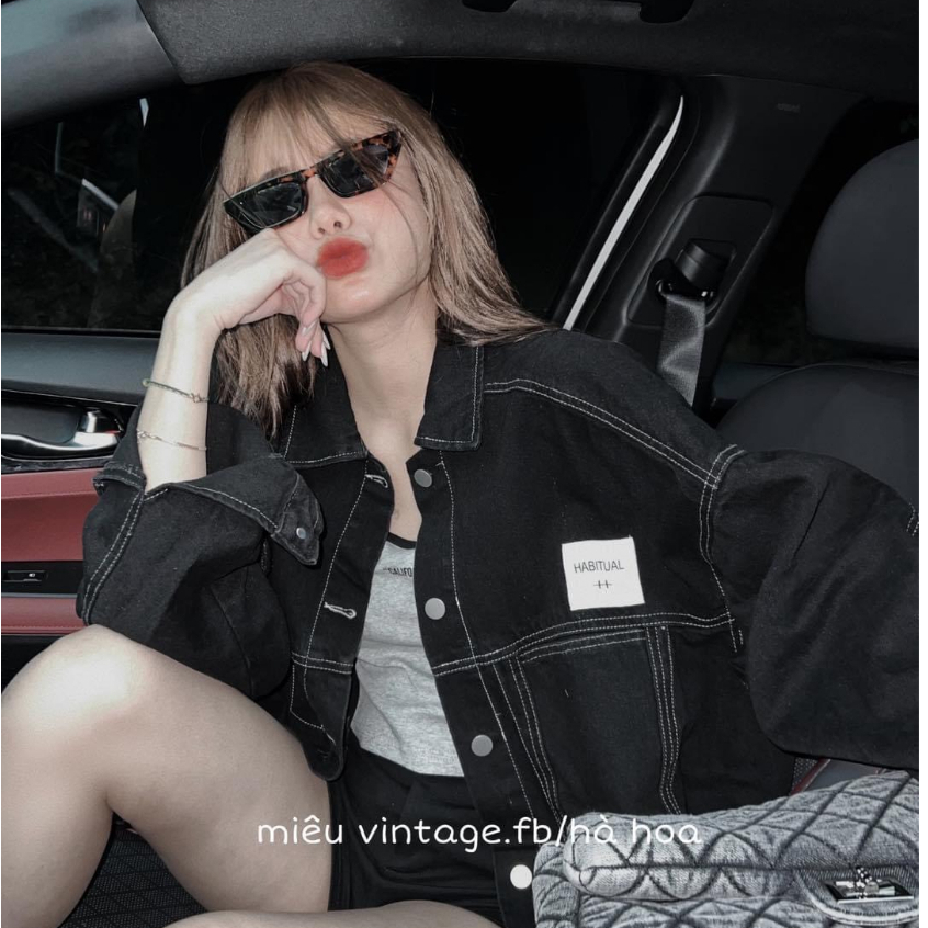 Áo Khoác Bò cho nam nữ phối màu siêu sang hot nhất 2023. | BigBuy360 - bigbuy360.vn