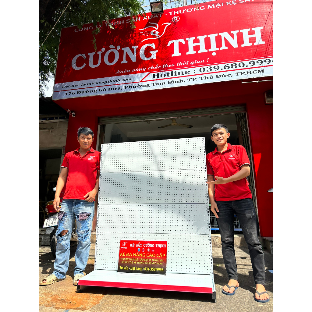 Kệ Móc Treo Tôn Lỗ 1 mặt  tặng kèm 10 móc 15cm...