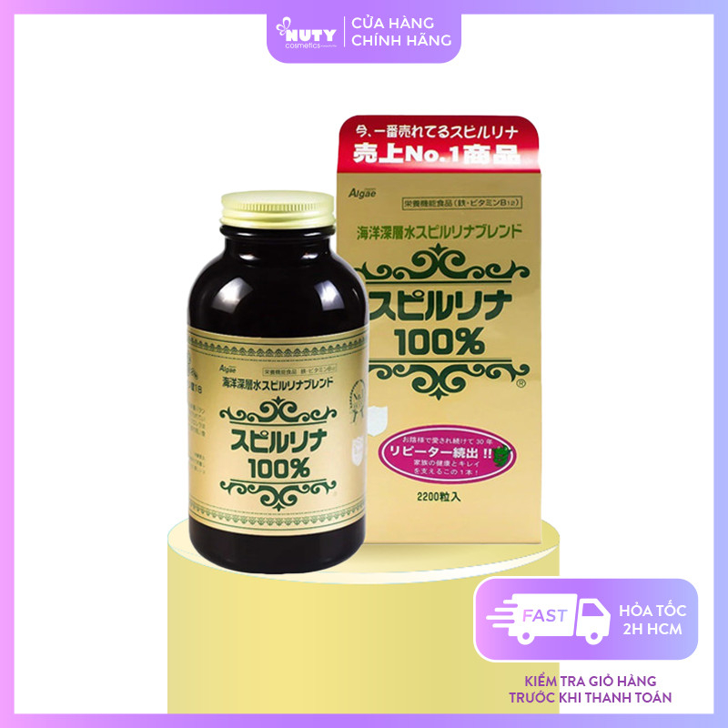 Viên Uống Tảo Xoắn Spirulina (2200 viên)