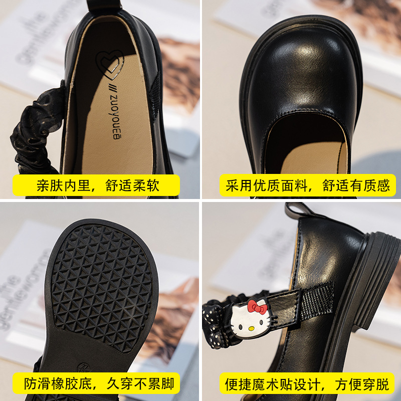 Giày Búp Bê Bé Gái Da Mềm Quai Nhún, Giày Công Chúa Cho Bé Gái Đính Tag Siêu Xinh Size 26-36