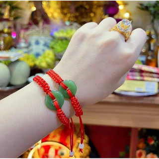 Vòng chỉ đỏ đồng điếu may mắn