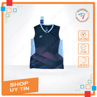 Áo cầu lông Yonex 836 Đen sát nách Nam