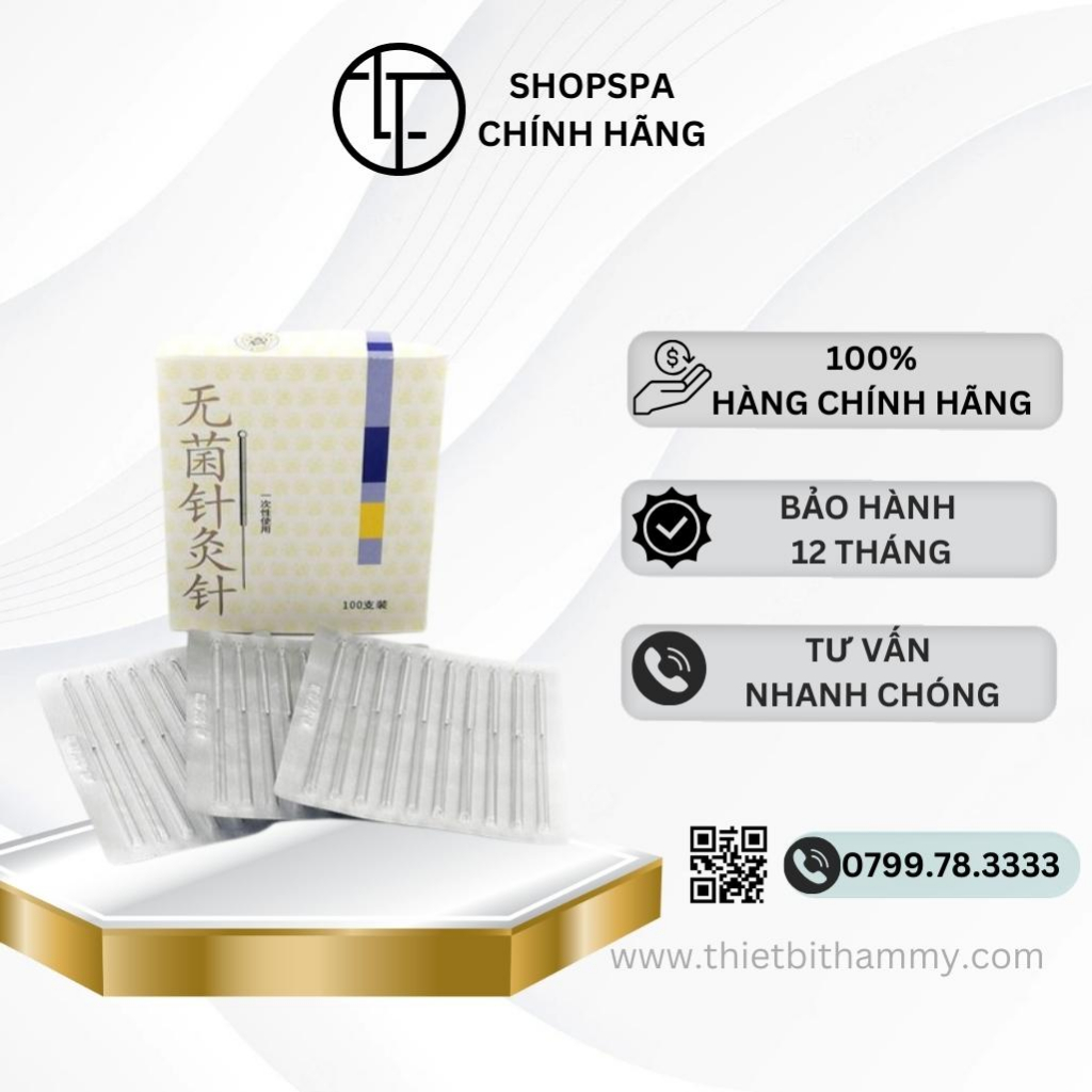 Kim Đốt Vỉ Đốt Tàn Nhang, Hộp 10 vỉ mỗi vỉ 10 kim